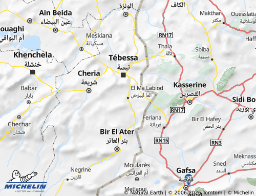 Mapa MICHELIN al-Ma Libyoud - ViaMichelin