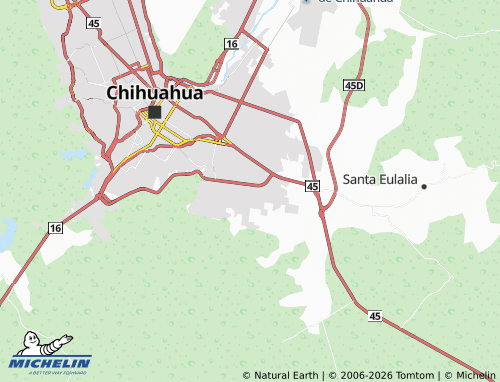 Mappa MICHELIN Valle Dorado - ViaMichelin