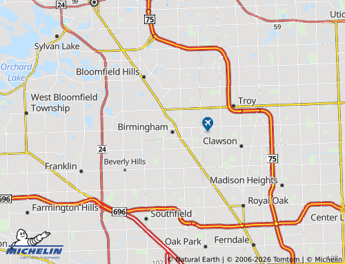 Mappa MICHELIN Birmingham - ViaMichelin