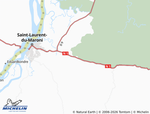 Mappa MICHELIN Prospérité - ViaMichelin