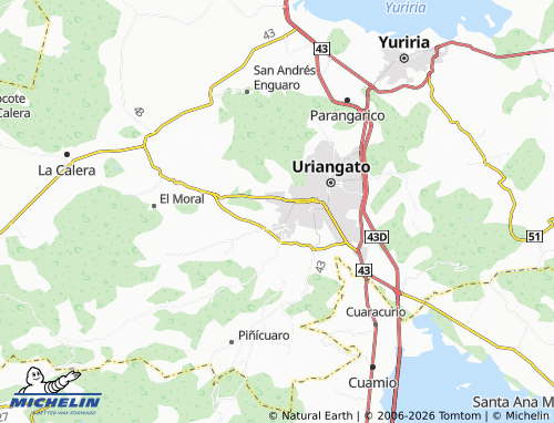 MICHELIN Rincón del Romance map - ViaMichelin