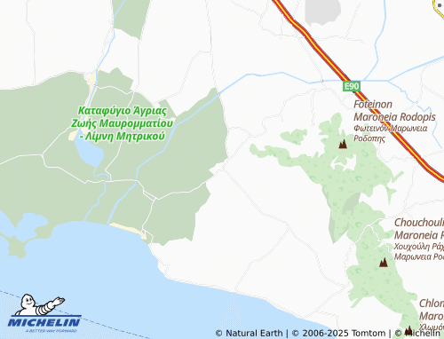 MICHELIN Xylagani map - ViaMichelin
