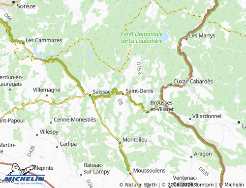 Mappa MICHELIN Saint-Denis - ViaMichelin