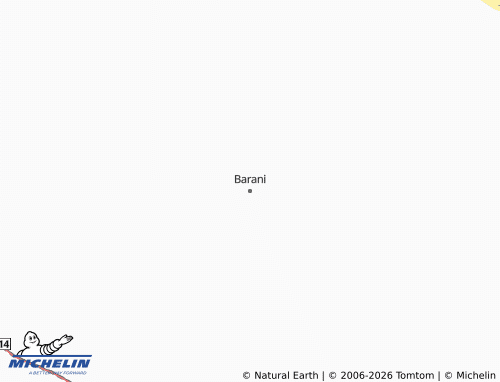 Mappa MICHELIN Barani - ViaMichelin