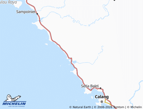 MICHELIN Sawang map - ViaMichelin