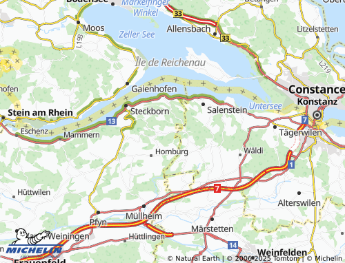 MICHELIN-Landkarte Reutenen - ViaMichelin