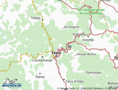 MICHELIN El Potrero map - ViaMichelin