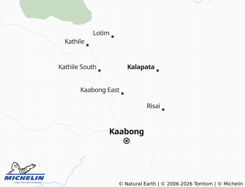 Mappa MICHELIN Kaabong East - ViaMichelin