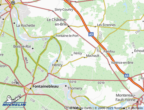 Mapa MICHELIN Féricy - ViaMichelin