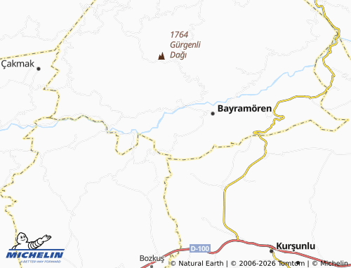 Mapa MICHELIN Akgüney - ViaMichelin