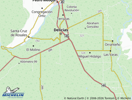MICHELIN Las Moras map - ViaMichelin