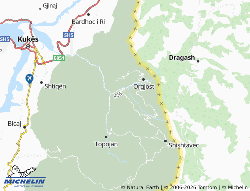 Mappa MICHELIN Çernalevë - ViaMichelin
