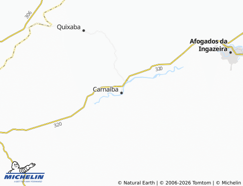 Carte MICHELIN Carnaíba - ViaMichelin