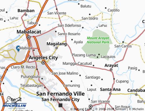 MICHELIN Telapayong map - ViaMichelin