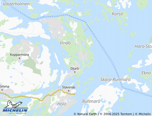 Mapa MICHELIN Ekudden - ViaMichelin