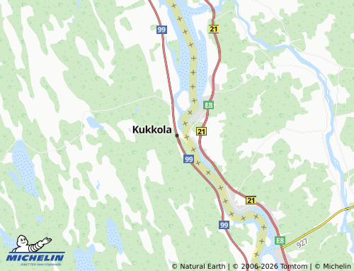 MICHELIN Kukkola map - ViaMichelin