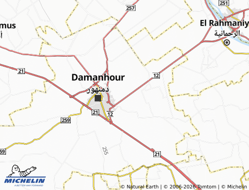 Mapa MICHELIN Kafr Bani Hilal - ViaMichelin