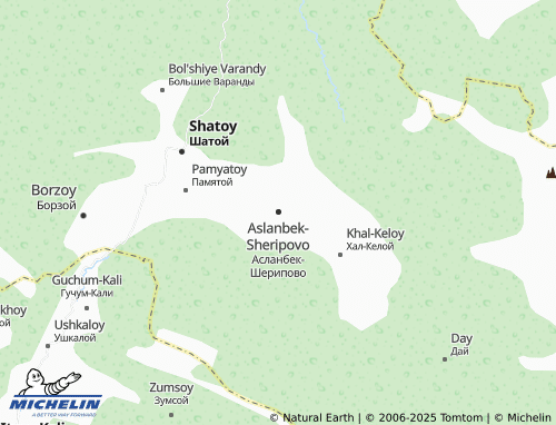 MICHELIN Aslanbek-Sheripovo map - ViaMichelin