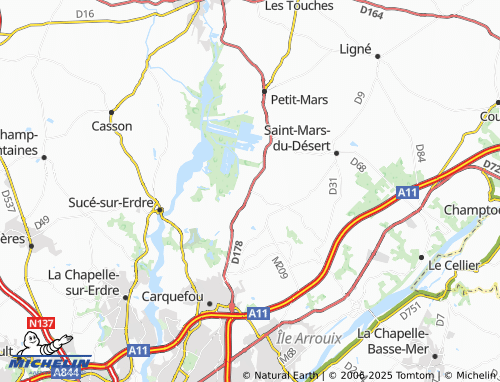 Carte MICHELIN La Noë - ViaMichelin