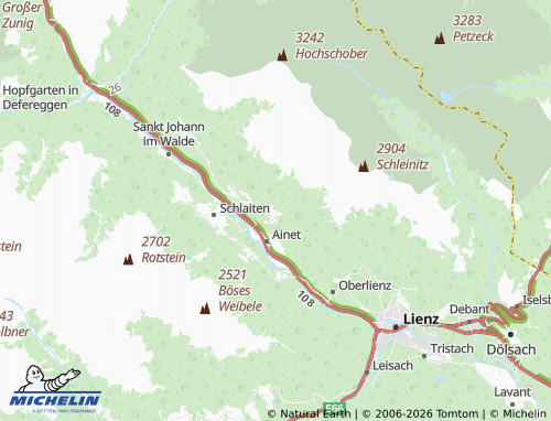 Carte MICHELIN Oberalkus - ViaMichelin