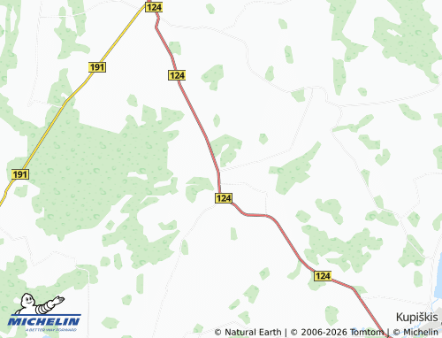 Mappa MICHELIN Antašava - ViaMichelin