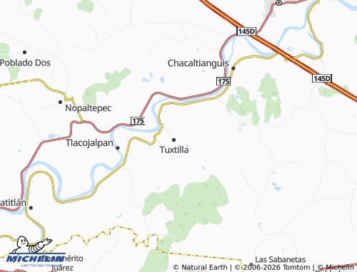 MICHELIN Nueva map - ViaMichelin