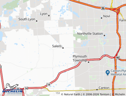Mappa MICHELIN Salem - ViaMichelin