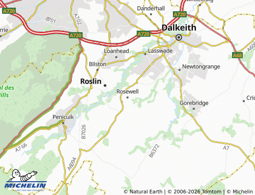 Carte MICHELIN Rosewell - ViaMichelin