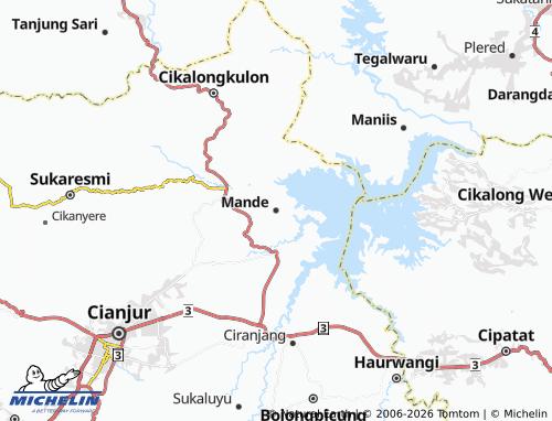 Carte MICHELIN Mande - ViaMichelin