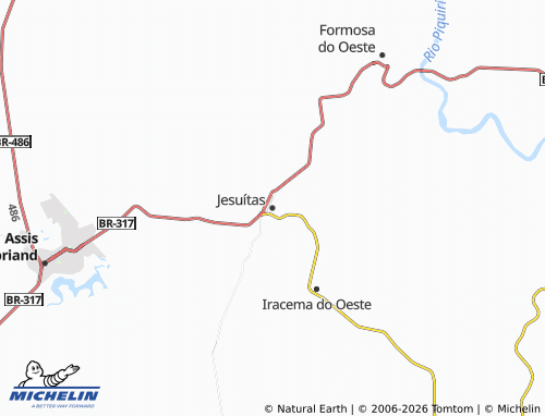 Mapa MICHELIN Jesuítas - ViaMichelin