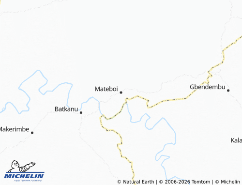 Mappa MICHELIN Mateboi - ViaMichelin