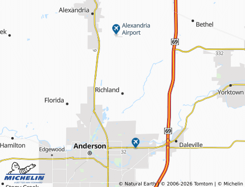 Carte MICHELIN Richland - ViaMichelin