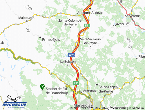 Carte MICHELIN Combettes - ViaMichelin