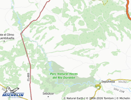 MICHELIN Valle de Tabladillo map - ViaMichelin