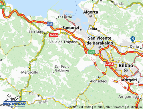 Carte MICHELIN La Arboleda - ViaMichelin