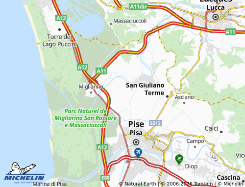 MICHELIN Piaggia Prima map - ViaMichelin