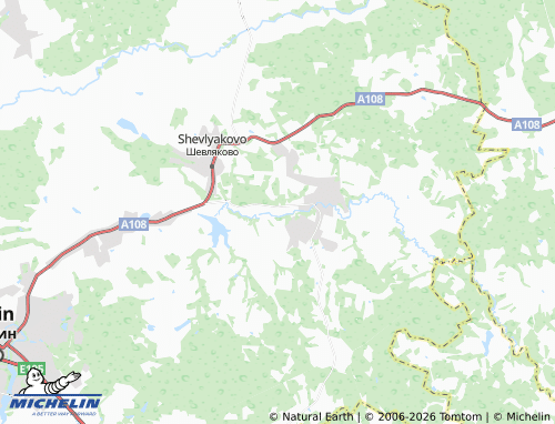 Carte MICHELIN Geya SNT - ViaMichelin