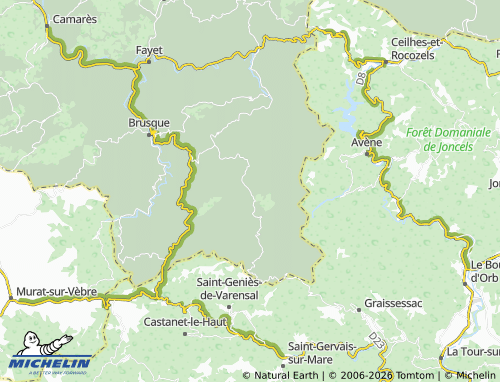 MICHELIN Mélagues map - ViaMichelin
