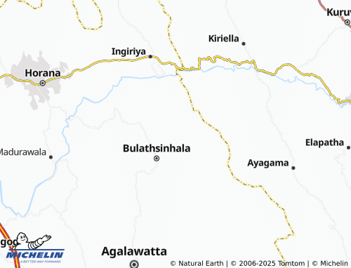 MICHELIN Amaragedara South map - ViaMichelin