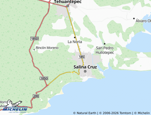 MICHELIN Del Valle map - ViaMichelin