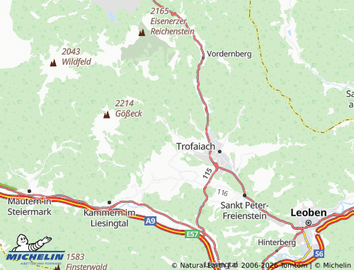 MICHELIN-Landkarte Oberdorf - ViaMichelin
