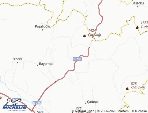 Mappa MICHELIN Akçakese - ViaMichelin