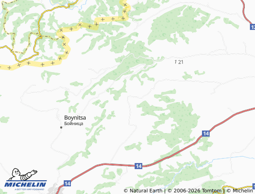 Mapa MICHELIN Topolovets - ViaMichelin