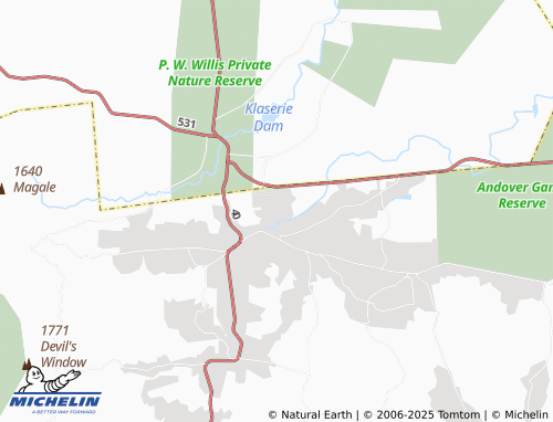 MICHELIN Tintswalo map - ViaMichelin