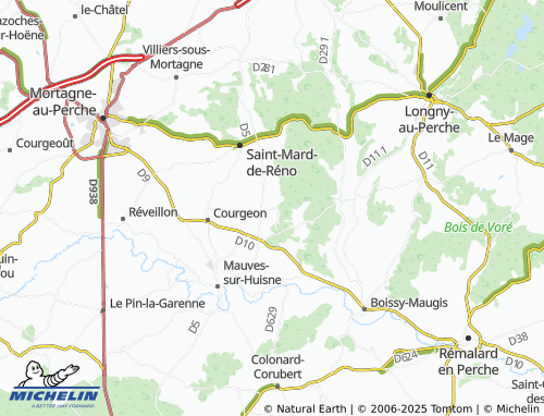 MICHELIN-Landkarte La Chapelle-Montligeon - ViaMichelin
