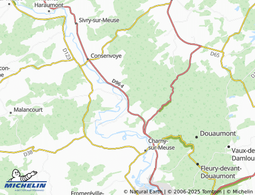 MICHELIN Samogneux map - ViaMichelin