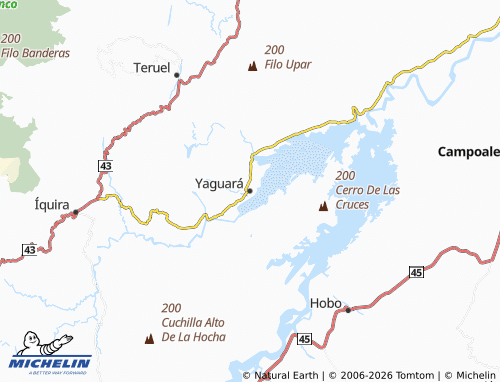 Carte MICHELIN Yaguará - ViaMichelin