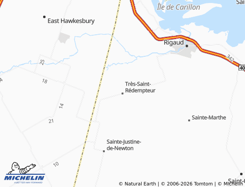 MICHELIN Très-Saint-Rédempteur map - ViaMichelin