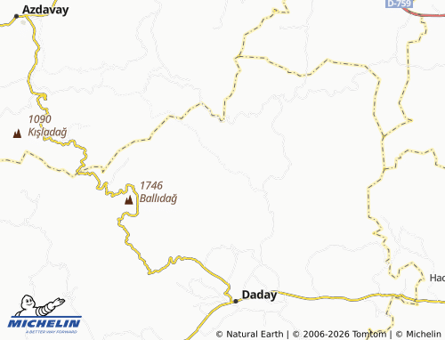 Mappa MICHELIN Kızsini - ViaMichelin