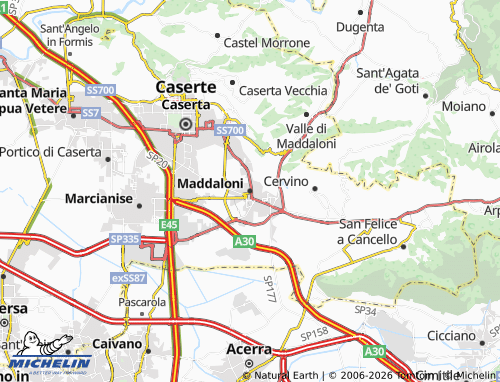 Mappa MICHELIN Maddaloni - ViaMichelin